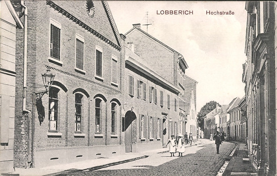Ansichtskarte der Hochstraße aus den 1920er Jahren