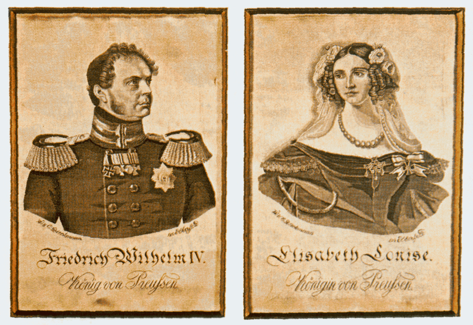 Friedrich Wilhelm IV und Elisabeth Louise von Preussen