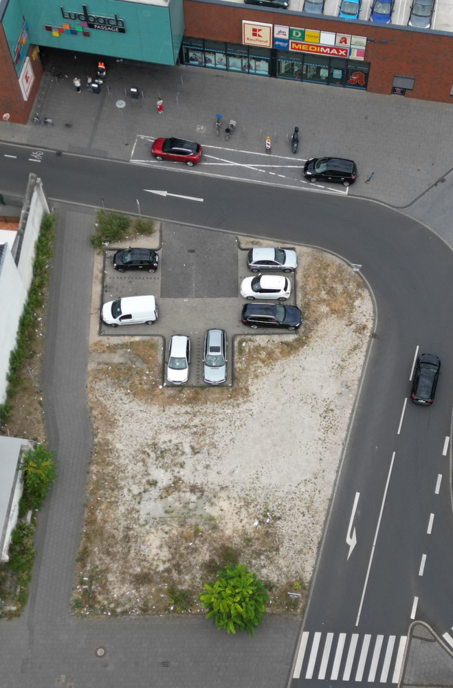 Baulücke Breyeller Straße - Luftbild