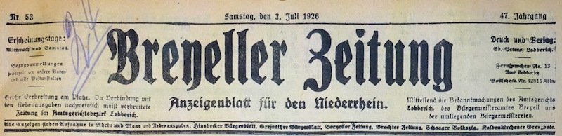 Breyeller Zeitung