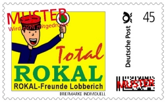 Briefmarke zurTotal ROKAL 2016
